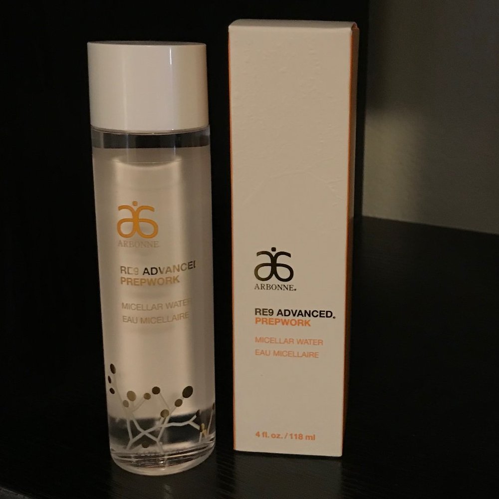 Arbonne RE9 Advanced Prepwork Micellar Water.